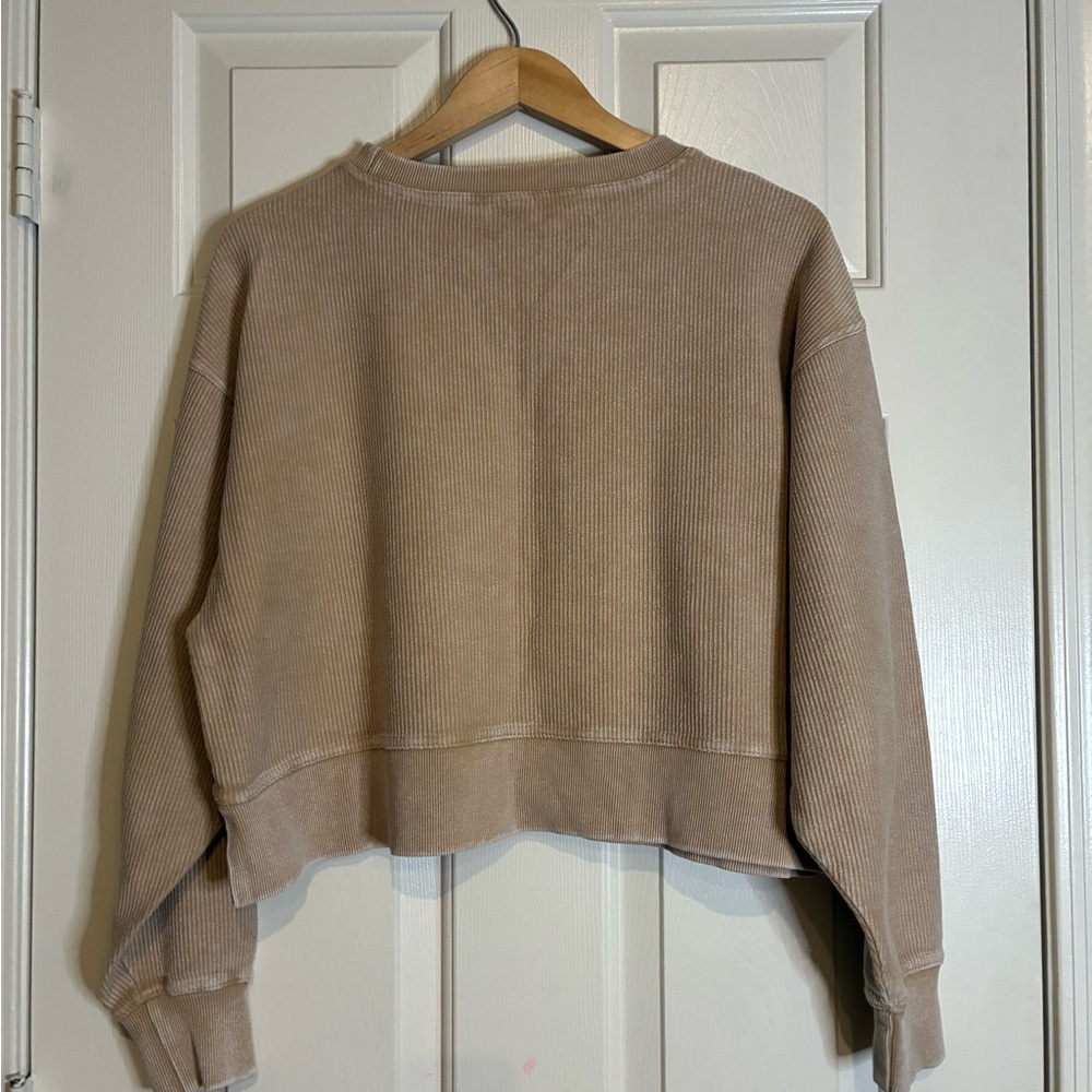 NPS Women's Brown Crew Neck Sweater - Picture 4 of 9